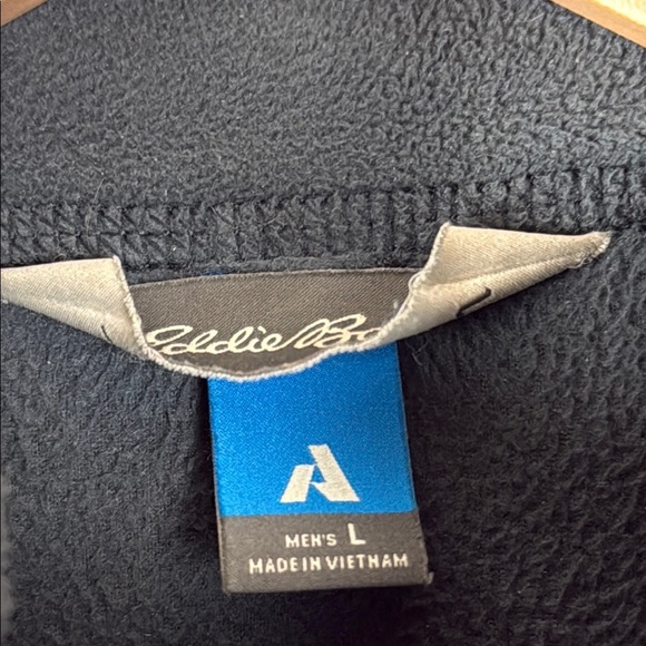 Eddie Bauer First Ascent Performance Jacket Gray and Orange Fleece Large Men's - Picture 2 of 7